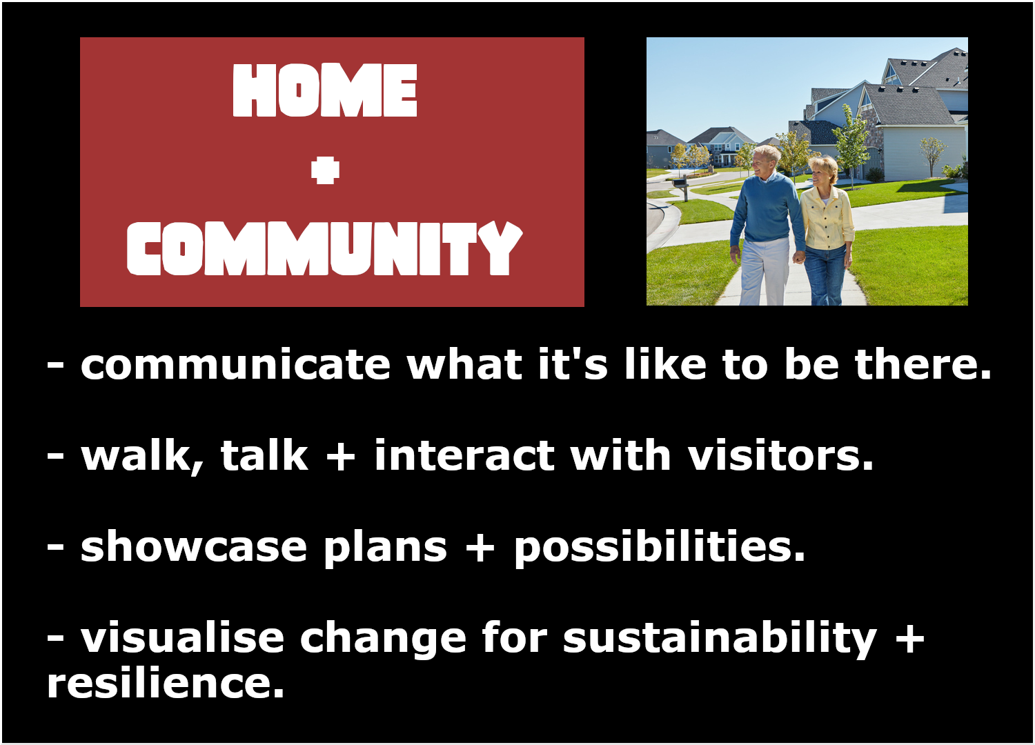 Home and community