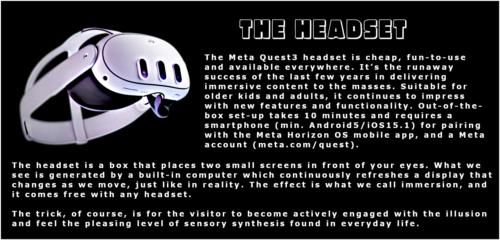The headset